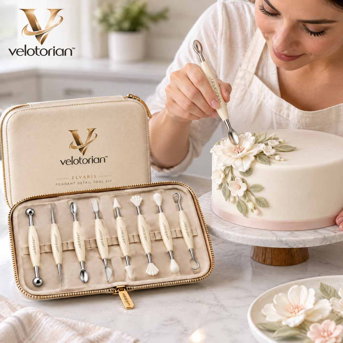 velotorian™ Elvaris Fondant Detail Tool Kit — view 2