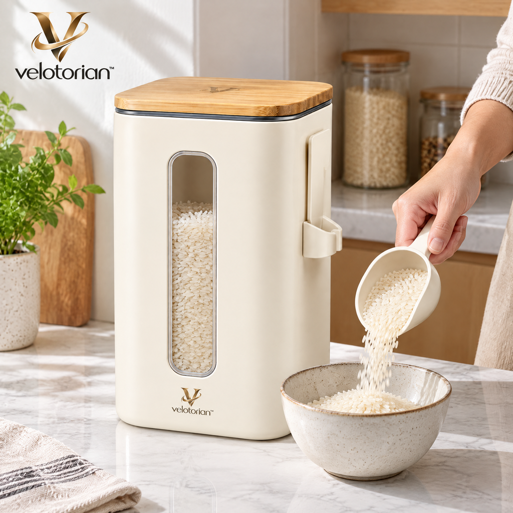 velotorian™ Vellaris Airtight Flour Canister — view 1