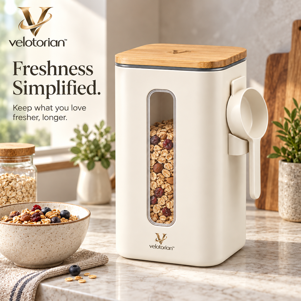 velotorian™ Vellaris Airtight Flour Canister — view 7