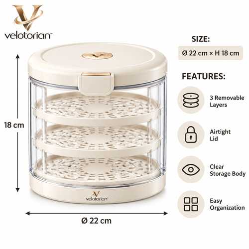 velotorian™ Calvera Layered Cookie Keeper — view 2