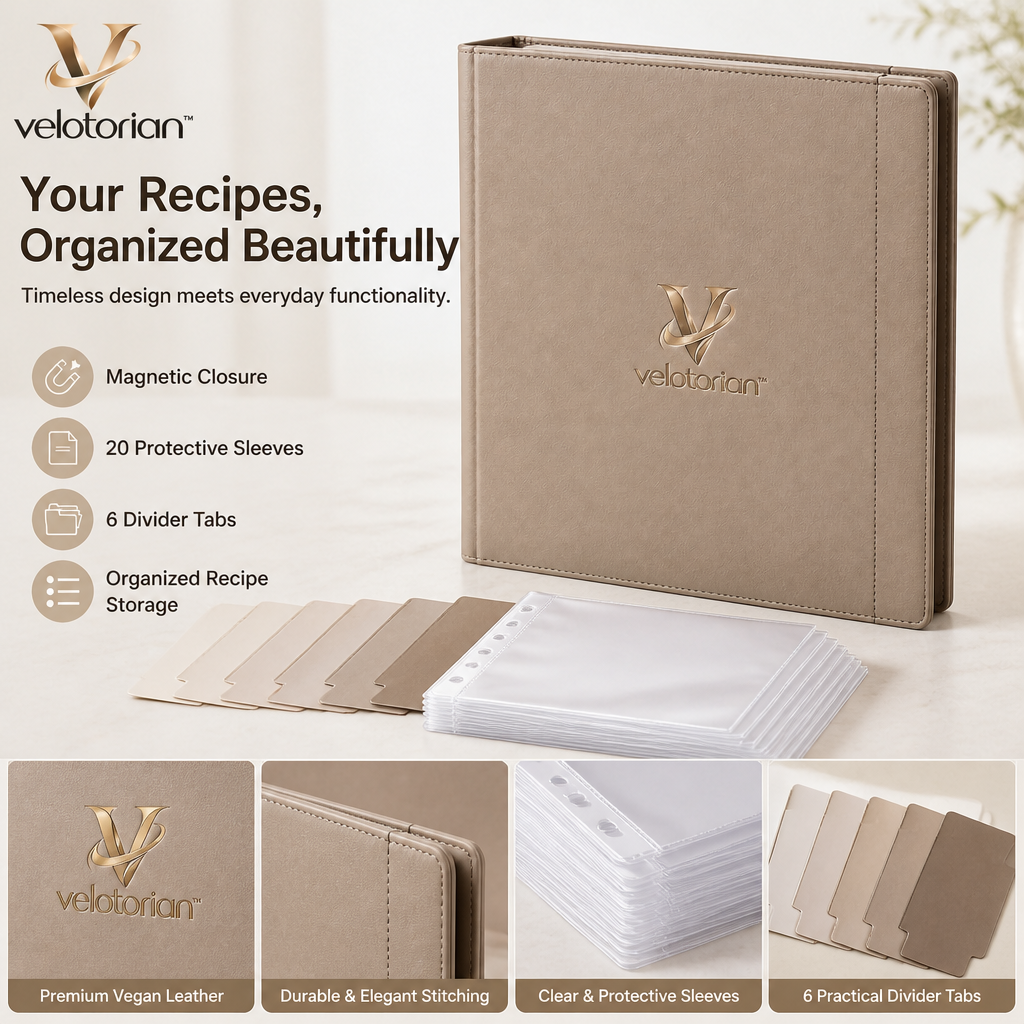 velotorian™ Orlisse Magnetic Recipe Binder — view 5