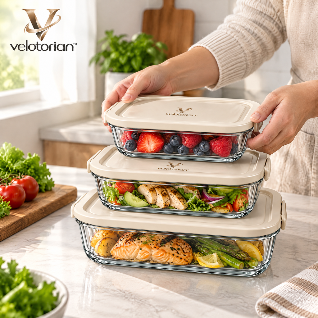 velotorian™ Norevia Temperature-Safe Baking Container Set — view 5