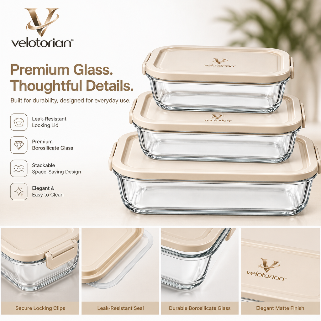 velotorian™ Norevia Temperature-Safe Baking Container Set — view 7