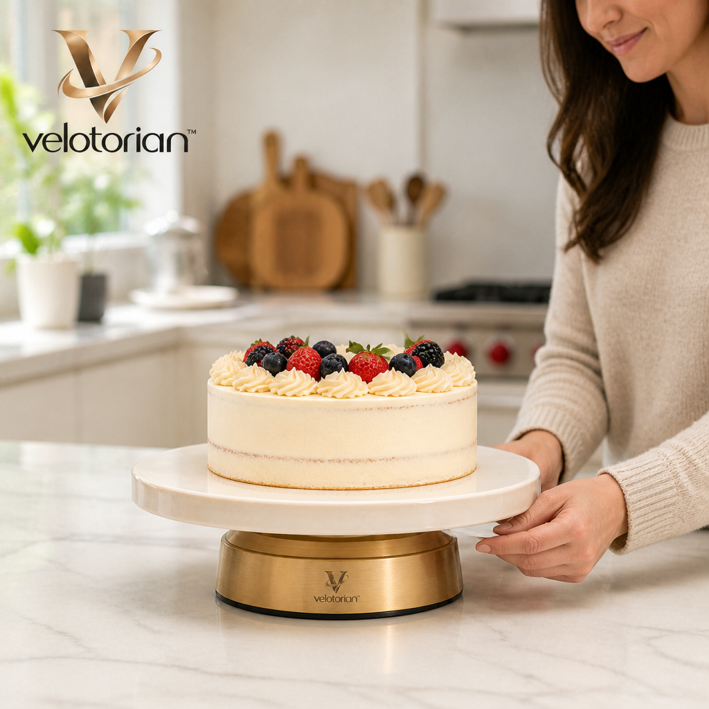 velotorian™ Valmont Rotating Dessert Stand — view 1