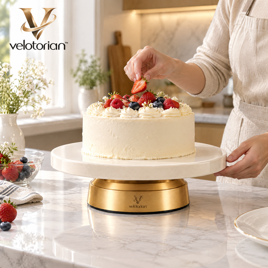 velotorian™ Valmont Rotating Dessert Stand — view 2