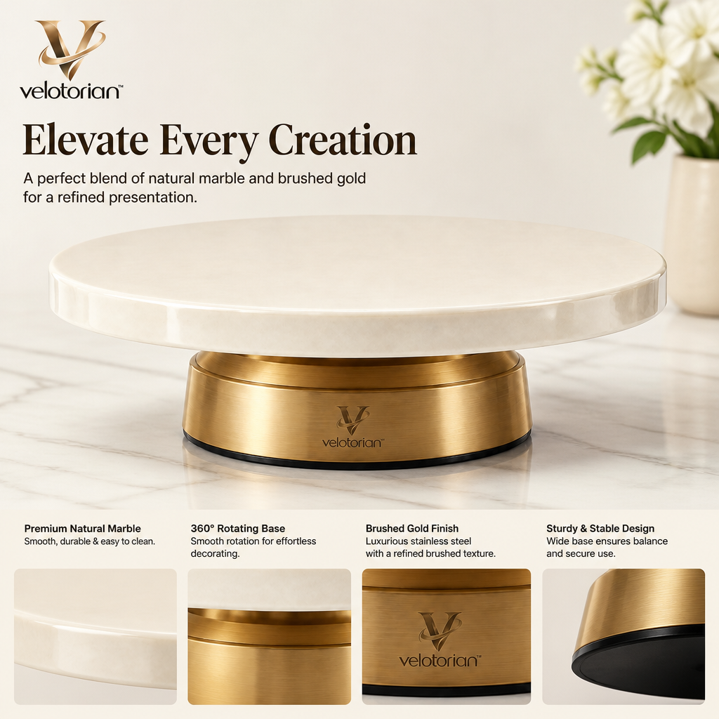 velotorian™ Valmont Rotating Dessert Stand — view 8