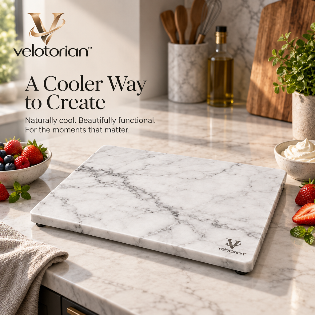 velotorian™ Solvane Marble Pastry Board — view 8