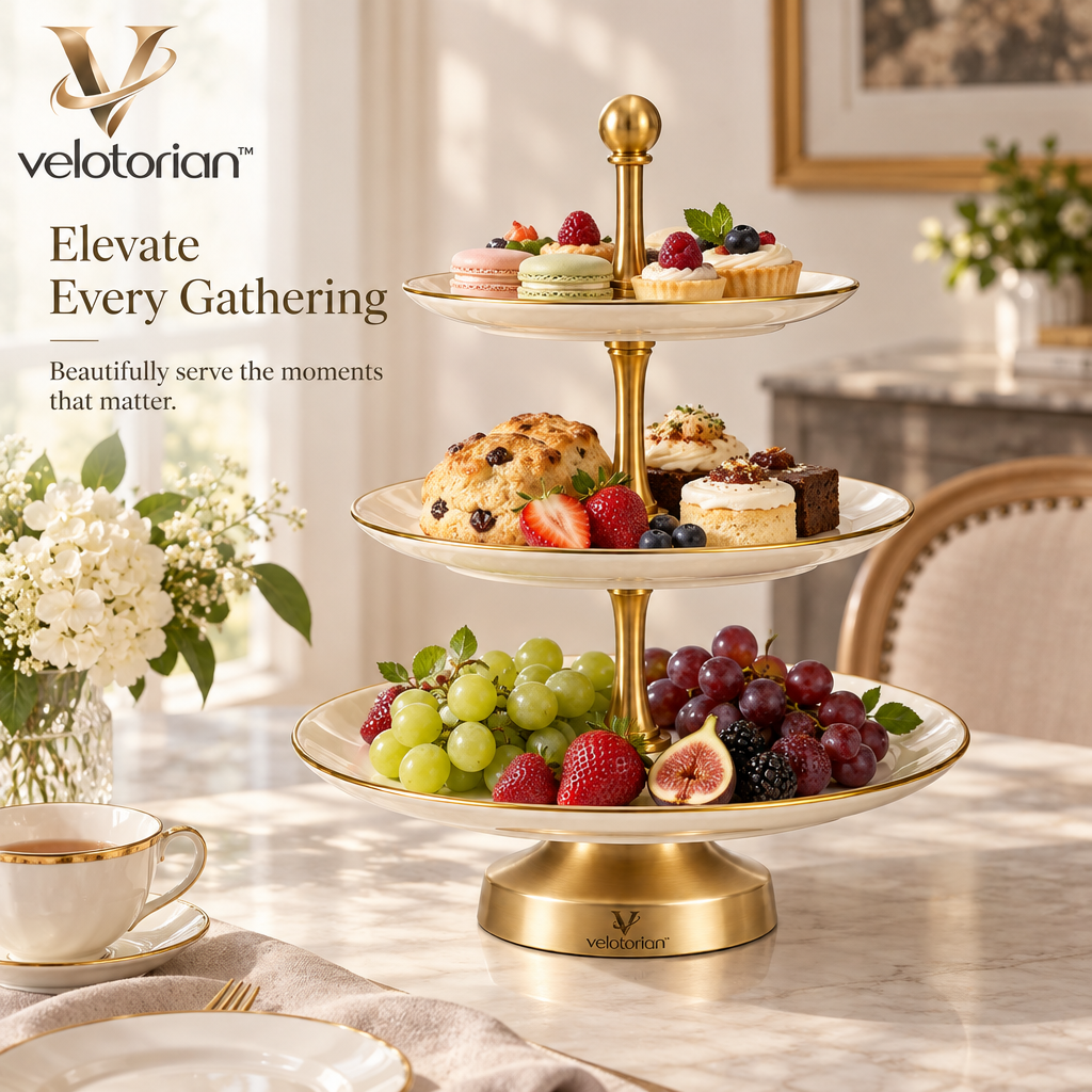 velotorian™ Montreve Layered Dessert Platter — view 2