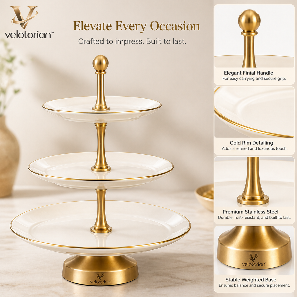 velotorian™ Montreve Layered Dessert Platter — view 4