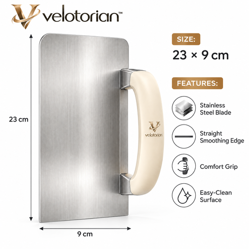 velotorian™ Arclune Stainless Cake Smoother — view 2