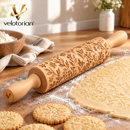 velotorian™ Aurelune Embossed Rolling Pin — view 1