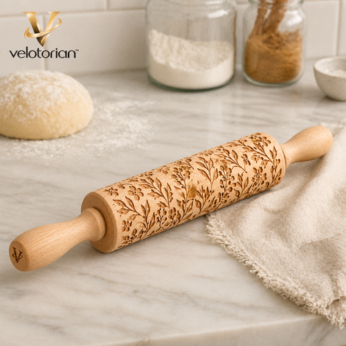velotorian™ Aurelune Embossed Rolling Pin — view 2